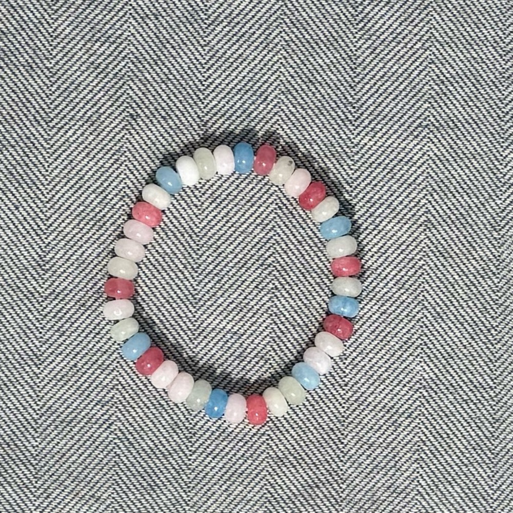 NWOT Tuckernuck Pastel Morganite Stretch Bracelet